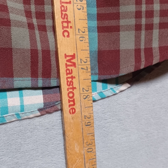 Burton DRYRIDE Men’s Plaid Button Up Shirt Large Moisture Wicking Outdoor Layer - Picture 13 of 13